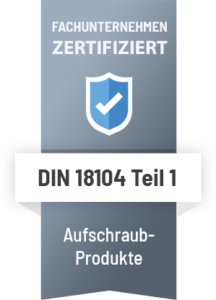 Siegel Zertifiziert DIN 18104 Schor Einbruchschutz