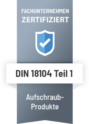 Siegel Zertifiziert DIN 18104 Schor Einbruchschutz